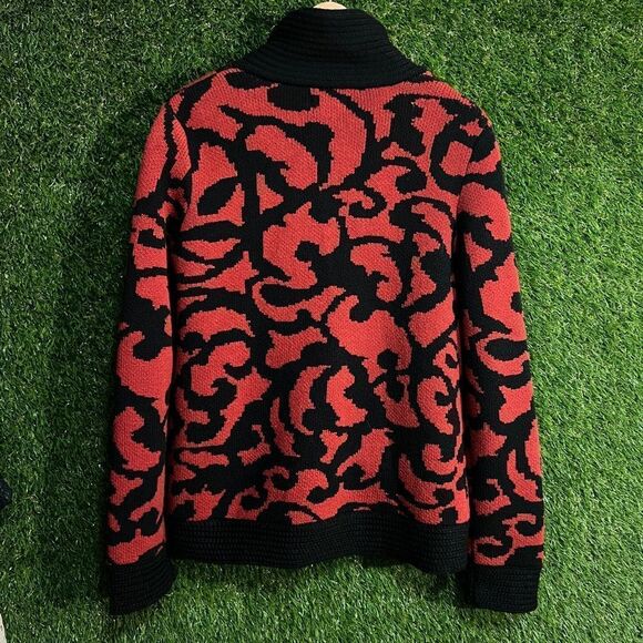 Como Black Paisley Vine Cardigan - Picture 4 of 5